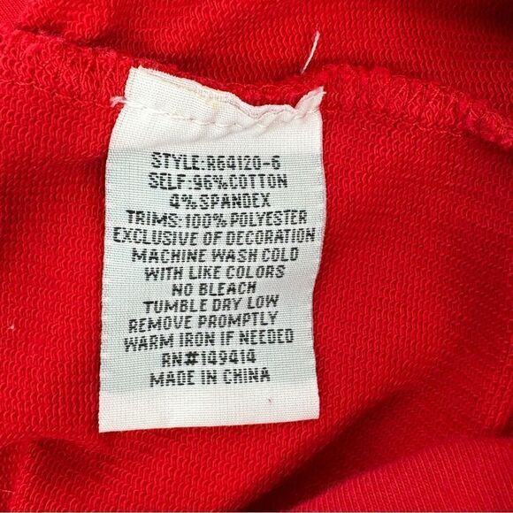 Johnny Was Everyday Jogger Pants Red Medium Pull On Sweats - Picture 10 of 13